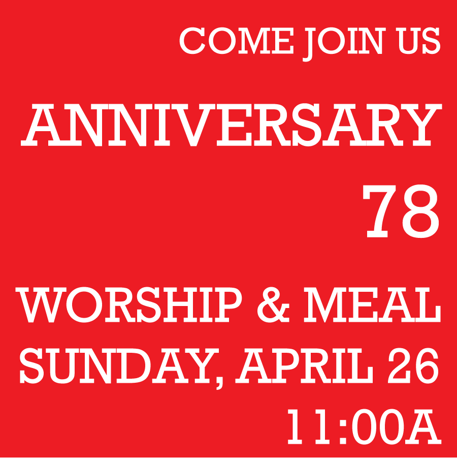 Anniversary Andrews Memorial Baptist Church